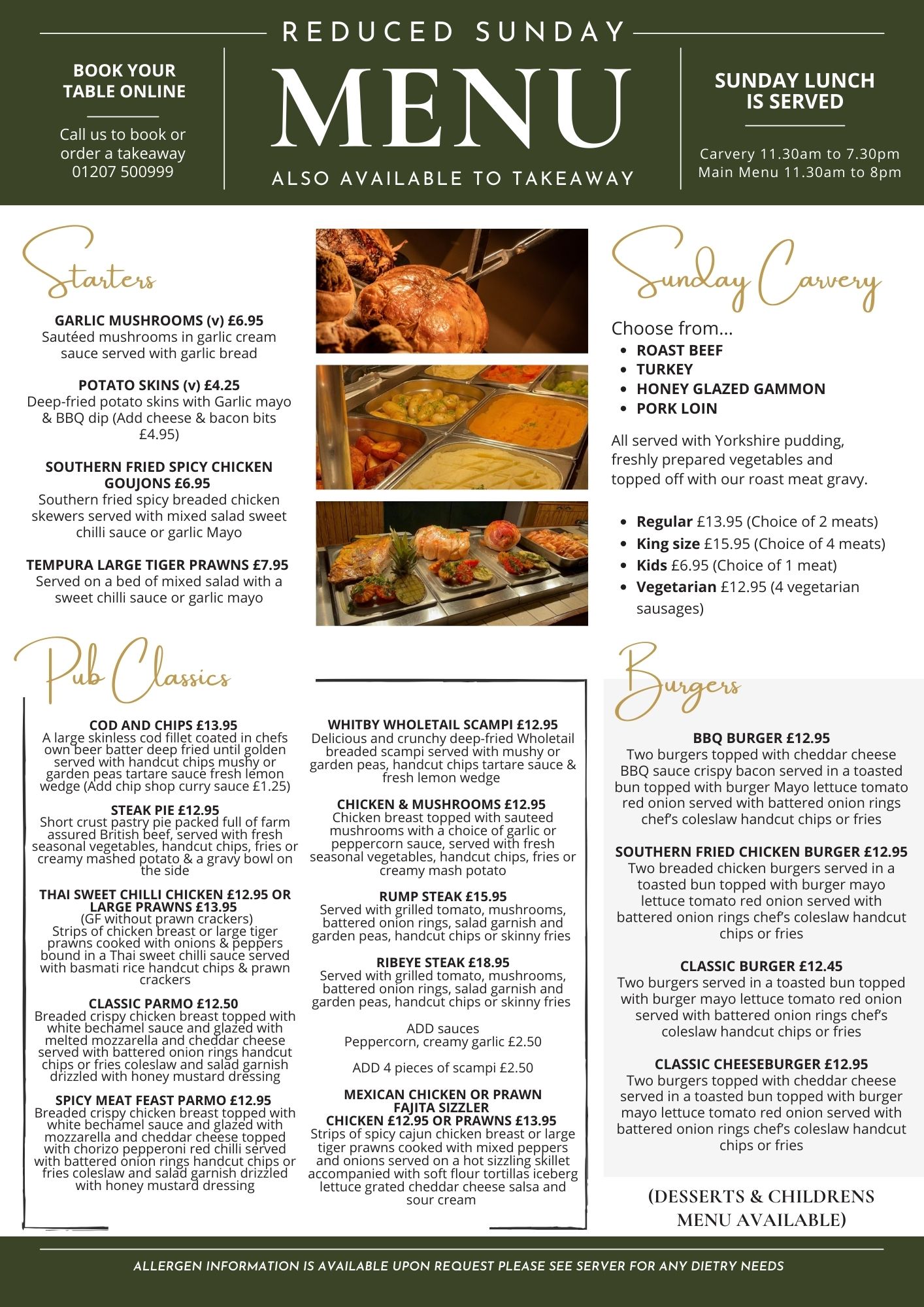 Sunday Carvery | jollymenus